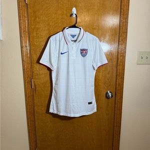 USMNT Nike Authentic Soccer Jersey Player Issue USA 578656-105 Size Large